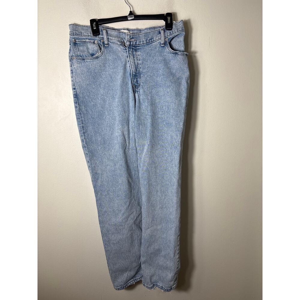 Abercrombie & Fitch Women's Straight Leg Jeans - Light Wash Blue